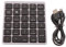 Plyisty Pavé Numérique Bluetooth, Clavier Numérique Mécanique sans Fil à 28 Touches, Clavier Numérique Externe pour Ordinateur Portable, pour iOS/pour Android/pour Windows
