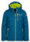 Trollkids Kinder Skijacke/Winterjacke Hemsedal, Petrolblau/Lime, Größe 98