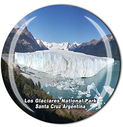 Los Glaciares Nationalpark Santa Cruz Argentinien Kühlschrankmagnet Kristall Touristen Souvenir Geschenkkollektion Kühlschrank Magnetischer Aufkleber