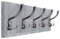AKKE Garderobenleiste Garderobenpaneel Wandgarderobe Wandpaneel Garderobe PVC Pico 15x70 cm CHROM | BETON