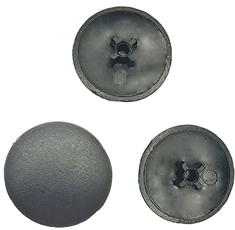 200 Pcs Black Plastic Nut Cover Snap,Cam Lock Screw Protection Cap,Decorative Nut Cover,for Cabinet Drawer Dresser and Wardrobe Furniture.