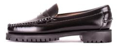 Sebago Unisex Dan Lug Mokassin, Schwarz, 36 EU