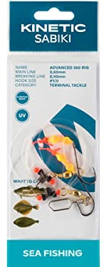 Kinetic Sabiki Advanced 360#1/0 Yellow/Orange