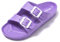 JOMIX Ciabatte Donna Estive Comode Mare Gomma Casa Piscina Spiaggia SD2211 (D Viola, 37)