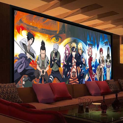 Wandbild Tapeten Anime NARUTO periphere 3D-Drucktapete Tapete Spielhalle Animation Cartoon Thema Restaurant Hintergrund Wandbild