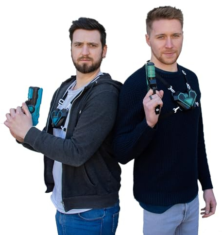 RED5 Electronic Laser Tag - Two Player Lazer Gun Shooter and Chest Plate Set with Lights, Sounds and Vibrations