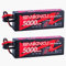 SANKAKU 5000mAh 2S Lipo Batterie 70C 7,4V RC Batteries Coque Rigide avec connecteur Deans T pour RC Buggy Véhicules Voiture Camion Réservoir Bateau Hobby 2 pièces