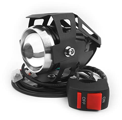 Motorrad Scheinwerfer Blinklimpe e-Bike Licht Lampe Super Bright U5 Modifizierte externe Laser Cannon Transformers Nebelscheinwerfer