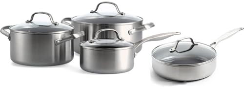 Greenpan - Série de 3 pièces Geneva : Casserole 16 cm + Faitout 20 et 24cm