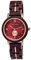 Holzwerk Germany Handgefertigte Designer Damen-Uhr Öko Natur Holz-Uhr Braun Gold Rot Holz Armband-Uhr Analog Klassisch Quarz-Uhr