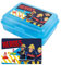 United Labels Feuerwehrmann Sam Brotdose mit Trennwand 17,5x12,8x6,9 cm, Blau, Lunchbox Heroes in Action, Brotbox spülmaschinenfest