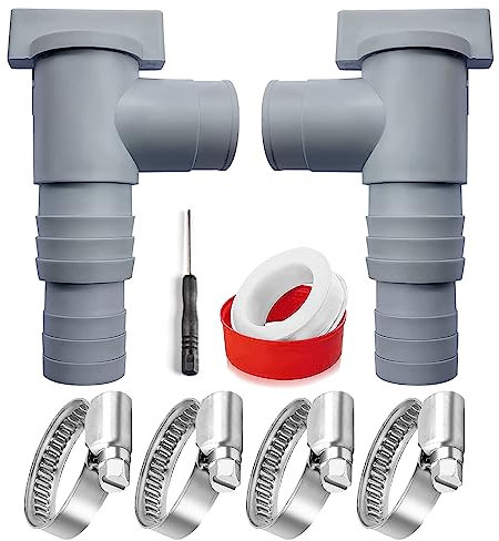 TUIBEIDAMAI Robinet d'arrêt de piscine 32 mm, 32 mm, kit de raccordement Bestway 32 mm, valve de piscine 32 mm, accessoire d'entretien pour piscine hors sol et pompe de piscine