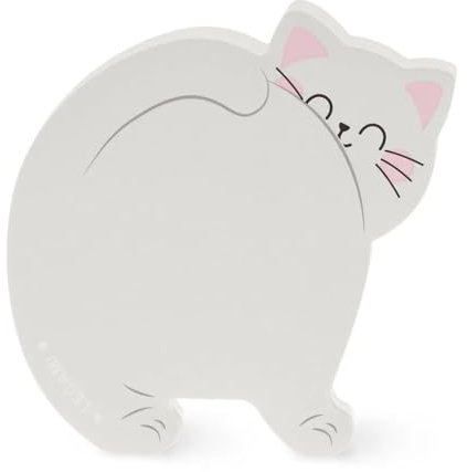 Legami Lovely Notes Haftnotizblock Katze, HSS0001, grau