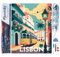 Figured'Art Diamond Painting Erwachsene 40x50cm Ganze Leinwand gerollt Reiseplakat Lissabon 5D Bilder Eckige Steine - DIY Set Basteln