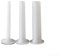 3Pcs Set Plastic Sausage Stuffer Funnels For Meat Grinder Sausage Making Accessory Kitchen Gadgets Stuffing Tubes White PE