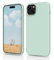 HiiVeet Silicone Case Designed for iPhone 15 Case,6.1 inch,Ultra Slim Shockproof Protective Liquid Silicone Phone Case with Soft Anti-Scratch Microfiber Lining，Mint Green