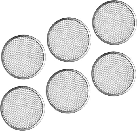 Zerodeko 6pcs Sprouting Jar Strainer Lid Stainless Steel Mesh Cover for Mason Jar Versatile Sprouting Caps Easy Draining for Fresh Sprouts