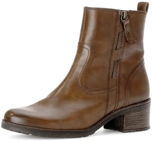 Gabor Damen Ankle Boots, Frauen Stiefeletten,Booties,halbstiefel,Kurzstiefel,uebergangsschuhe,Camel/EF(Mic/altme),38.5 EU / 5.5 UK