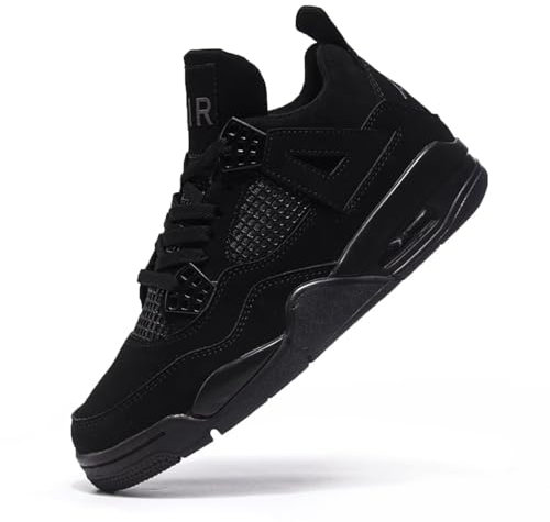 Mevoit Herren Air 4 Retro Basketballschuhe für Herren, atmungsaktiv, stützend, modisch, Sneaker, Air Laufschuhe für Damen, Leichtathletik, Sport, Walking-Trainer