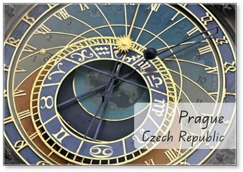 Prager Astronomische Uhr auf Altstädter Ring, Kühlschrankmagnet