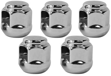 Mysttoo 5 tuercas cromadas M12 x 1.5 compatibles con Honda Accord Civic City CR-V Fit HR-V Insight Element Prelude S2000 CR-Z Acura Legend Integra MDX ILX RSX TL TLX NSX