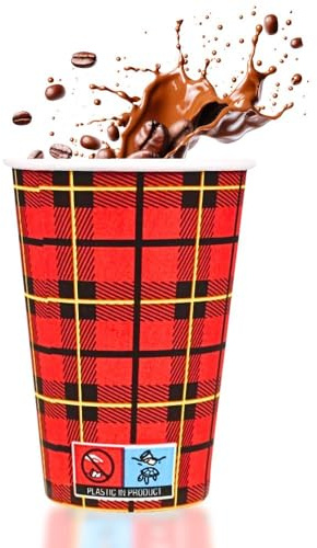 Lauroo Kaffeebecher 1000 Stk – TO GO 180 ml, 7,5 oz Einweg Coffee to Go Becher (20 x 50) - 1000 Stk.