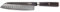Fukito - Couteau Santoku 17 cm - Acier Damas VG10 - Manche en bois d’ébène - Tranchant précis et durable - Couteau de Cuisine Polyvalent