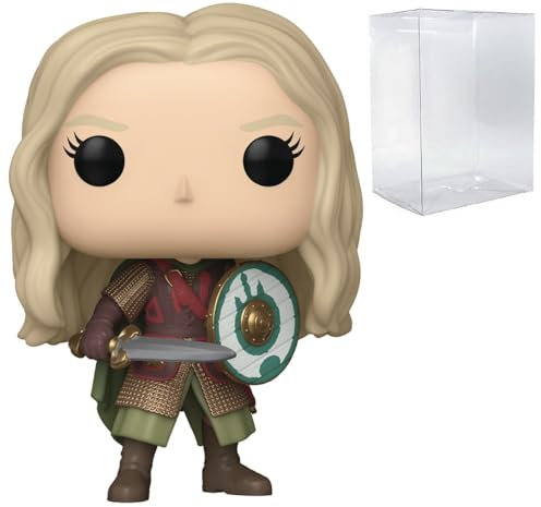 POP Filme: Der Herr der Ringe – Battle Eowyn Funko Vinyl-Figur (inklusive kompatibler Box-Schutzhülle), mehrfarbig, 9,5 cm