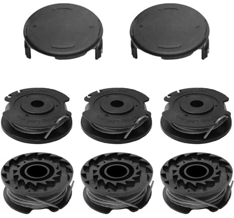 SIGANDG Strimmer Wire Replacement Spool for Bosch ART 23 SL ART 26 SL with 2 Covers,Trimmer Spool Replacement, EasyGrassCut 18, 23, 26,Grass Trimmer F016800569 F016800385