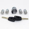 MEXWLOP 5 pezzi set completo serratura bagagliaio porta accensione con chiavi a lama SIP22 cilindro cilindrico, for Fiat, Doblo Cargo Punto Panda 2001-2016 serratura della portiera dell'auto