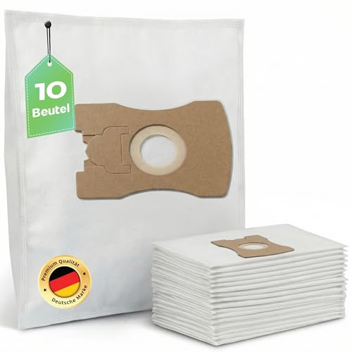 Erenbach | 20 Staubsaugerbeutel passend für Vorwerk Staubbeutel FP265-300, Kobold Tiger VT260, VT265, VT270, VT300 | Hygieneverschluss