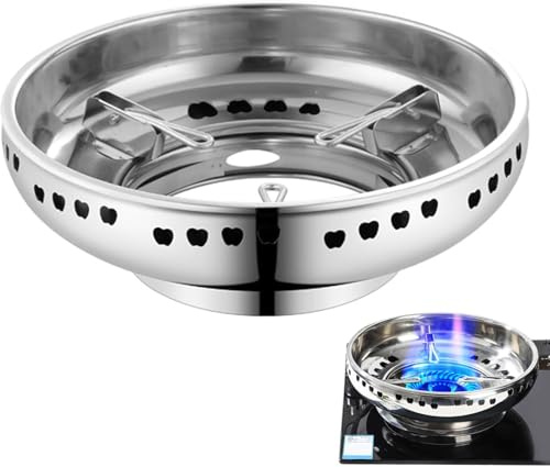 Stove Pan Support Stainless Steel Double Design Wok Stand for Gas Hob Windproof And Gather Fire Stove Pan Stand for Gas Accessories Support Professional Process