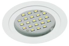 LED Einbaustrahler LARA, rund, 2,8W, 3000K, 200lm, IP20, weiß