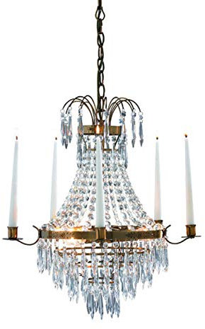 Markslöjd 100602 Kronleuchter, Metall, E14, 50 x 52 cm, transparent
