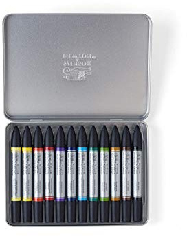 Winsor and Newton 290001 Water color Marker, Multi-colored, Pack of 12