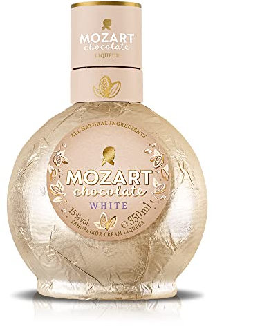 Mozart | White Chocolate Likör | 350ml | 15%vol | Cremiger Likör mit Vanille & Karamell | Gold-Gewinner des World Spirit Awards 2021