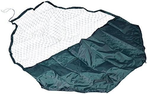 dobar® 80650 Freilaufgehege Sonnenschutz 8-eckig - Nylon Sonnenschutz für Freilaufgehege - Sonnenschutz für Kleintiergehege - Raubtier und Raubvogelschutz - 135 x 135 cm - Dunkelgrün