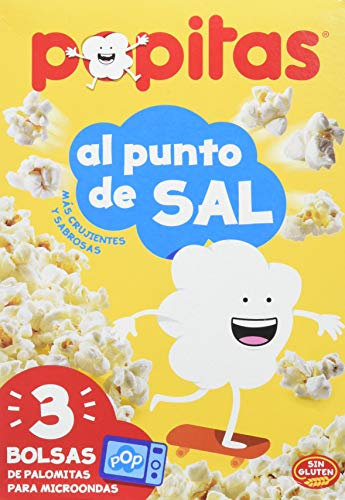 Popitas - Palomitas de microondas pack de 3, 300 gr