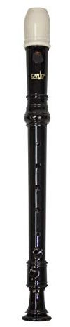 Rhythm Band Canto 1-Piece Soprano Recorder, Dark Brown