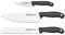 3 Claveles EVO Set de Cuchillos, Acero, 1 cm