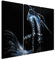 Leinwandbild 3 teilig Dark_Souls_3x90x40cm (Gesamt 120x90cm) _Ausführung schöner Kunstdruck auf echter Leinwand als Wandbild auf Keilrahmen
