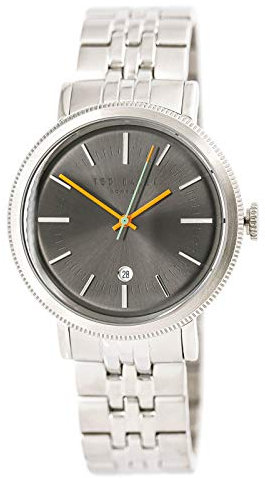 Ted Baker Herren Analog Japanisch Quarz Uhr mit Edelstahl Armband 10031511