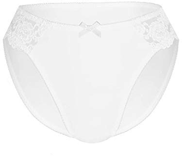 Sassa Damen Bikinislip Slip 44660, Gr. 36, Weiß (Weiß 100)