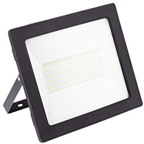 G-TECH LED-Außenstrahler 100W, 8000lm AC220-240V, 50/60 Hz, PF>0,9, RA>80, IP65, 120°, 40000K, schwarz