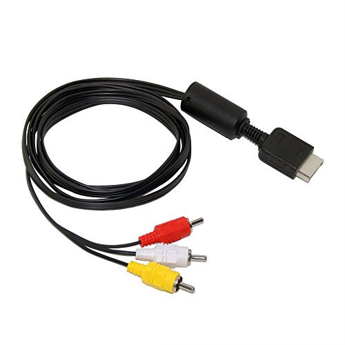 CAVO AV AUDIO VIDEO COMPOSITO RCA PER SONY PLAYSTATION PS 1 / PS2 / PS 3