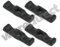 4X Large Turn Button Latch 2.5 63mm Black Shed Spin Catch Rabbit Hutch Gate