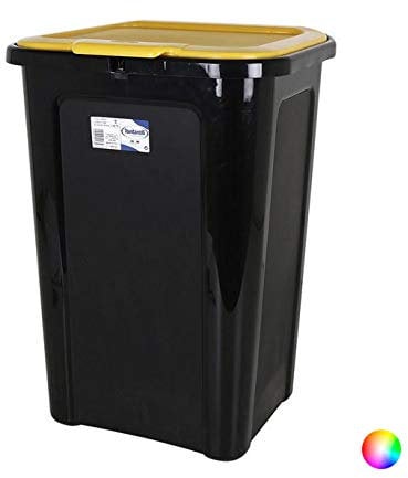 Tontarelli - Pattumiera in plastica da 44 l, 38,5 x 34,5 x 54,5 cm