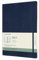 Moleskine - 18-Monats Wochenplaner/Terminplaner, Terminkalender 2020/2021, Wochennotizbuch mit Softcover und elastischem Verschluss, Format X-Large 19 x 25 cm, Farbe Saphirblau, 208 Seiten
