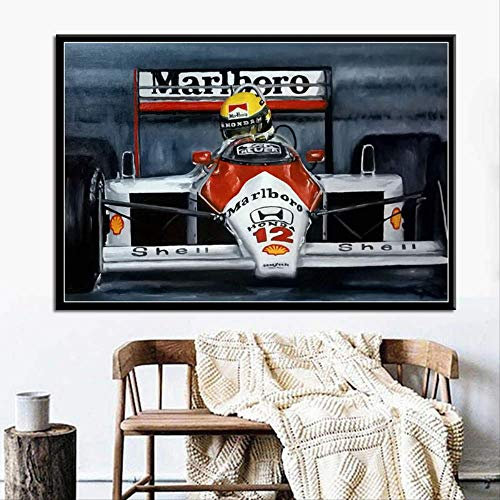 MZCYL Jigsaw Puzzles 1000 Pieces Assembling Picture Ayrton Senna Sport F1 Racing Star Champion Art For Adults Children Games Educational Toys MA2412