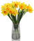 Hananona 10 Pcs Artificial Daffodils Flowers Narcissus Faux Spring Flowers Fake Silk Daffodil Flower Arrangement for Indoor Outdoor Home Wedding Decor (10, Yellow)